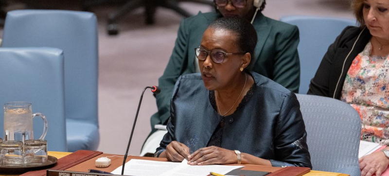 Специальный представитель Генерального секретаря по Центральноафриканской Республике (ЦАР) Валентина Ругвабиза.