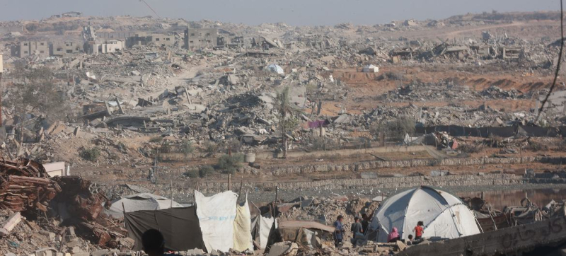 Сектор Газа в руинах.