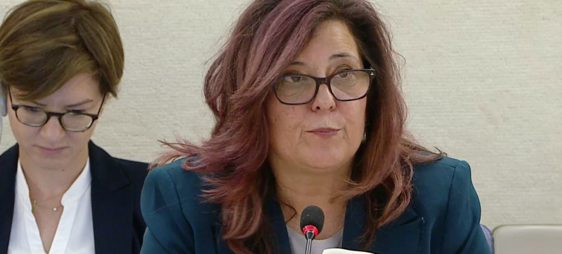 Специальный докладчик по вопросу о положении в области прав человека в Российской Федерации Мариана Кацарова.