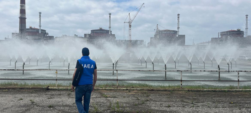 Глава МАГАТЭ во время посещения ЗАЭС. Фото из архива