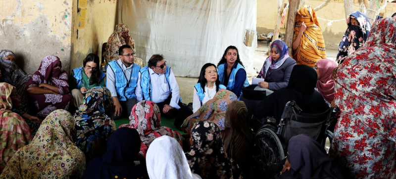  Представитель Управления ООН по правам человека в Судане Ли Фун в ходе визита в Хартум.