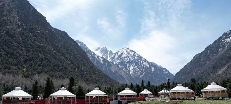 Горы в Кыргызстане.