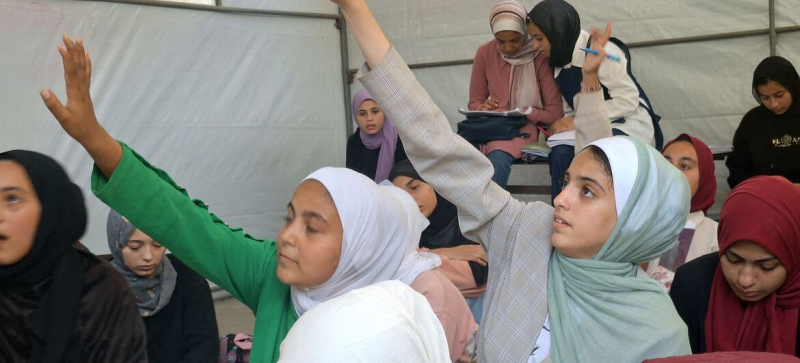 ЮНИСЕФ расширяет программу «Возвращение к обучению» для 336 тысяч детей в Газе