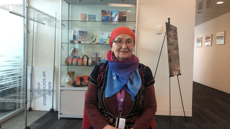 Бубюсара Рыскулова, почетный президент кризисного центра "Сезим".